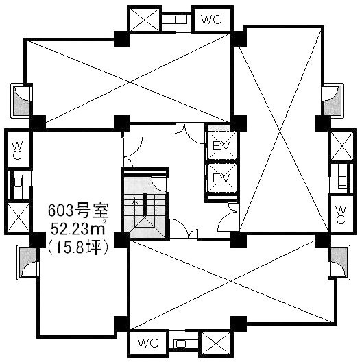 コイトビル603 間取り図