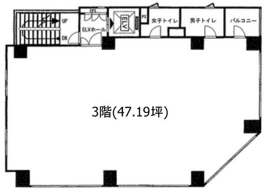 池袋山口ビル3F 間取り図