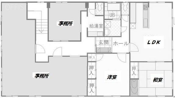 セント・ファイブビル2F 間取り図