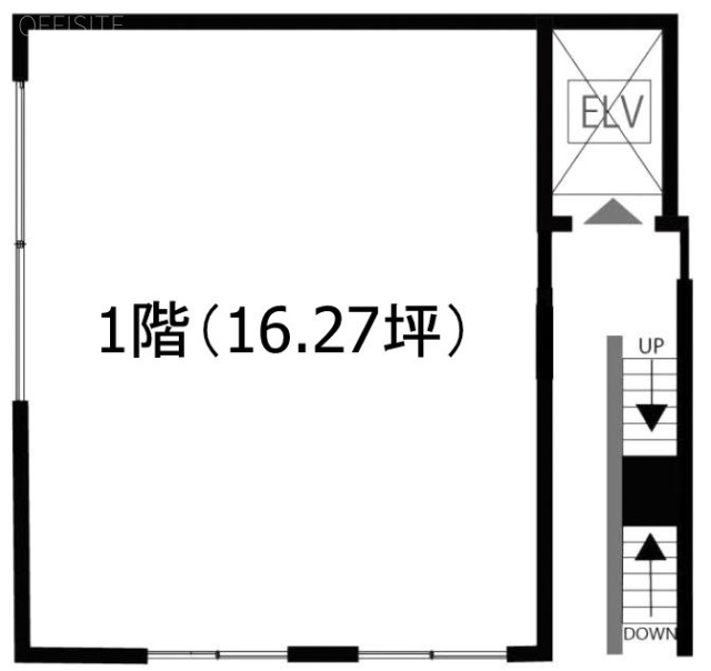 上野東神ビル1F 間取り図