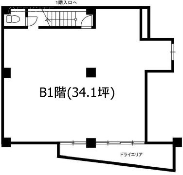 早稲田ハイツかすがビルB1F 間取り図