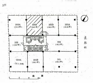 一番町セントラルビル2F 間取り図