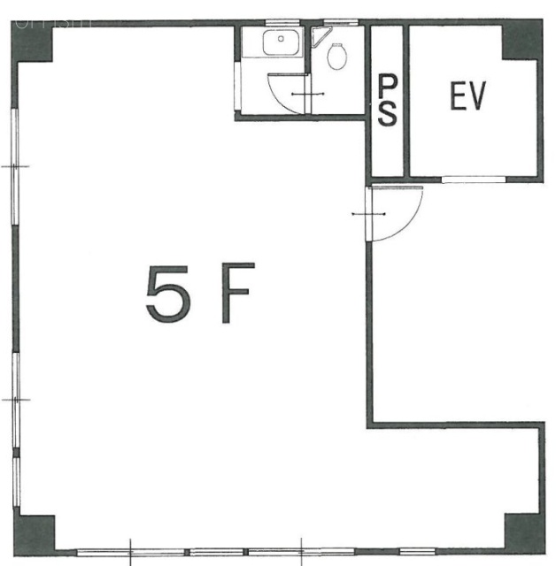 京橋宏陽ビル5F 間取り図
