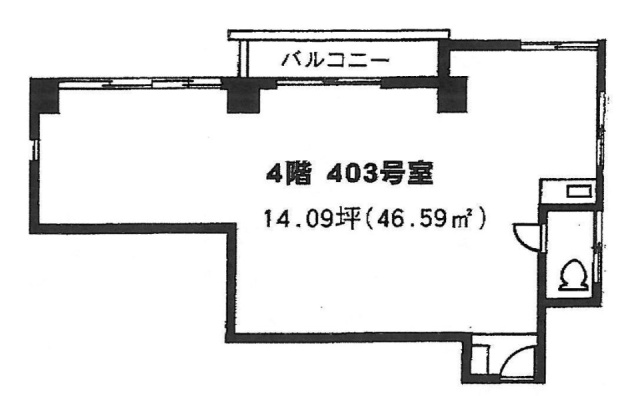 東銀青山ビル403 間取り図