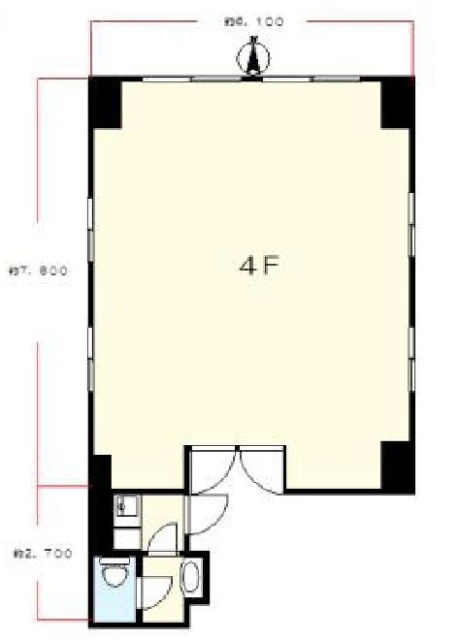 樺島ビル4F 間取り図