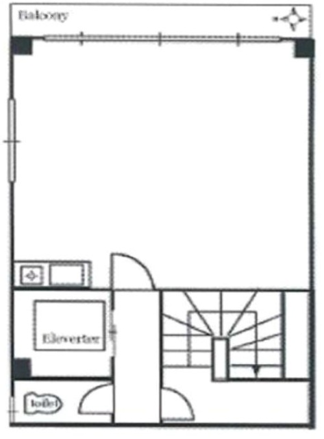 岸ビル4F 間取り図
