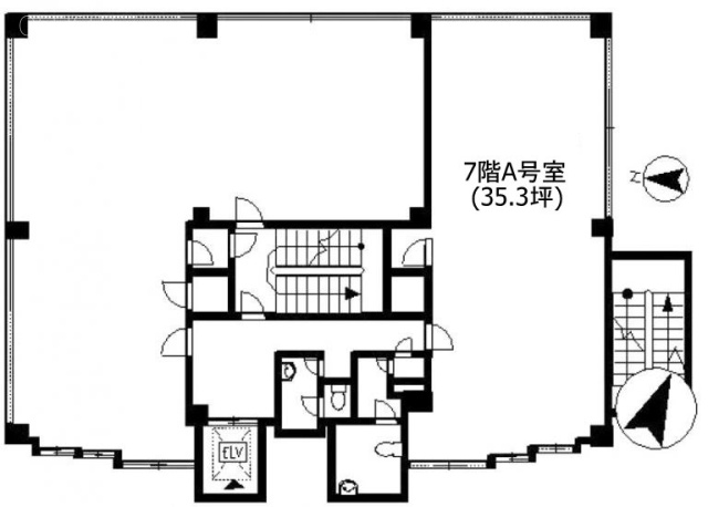 九段プラザビルA 間取り図