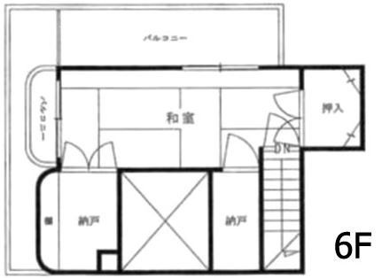 イマス山吹町ビル6F 間取り図