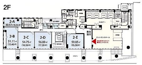 霞が関ビジネスセンター205 間取り図