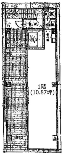 第2南川ビル1F 間取り図