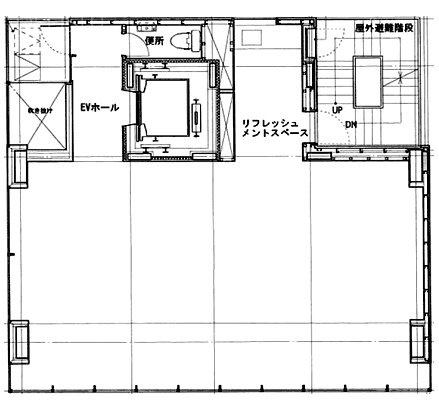 銀座クリスタルタワービル4F 間取り図