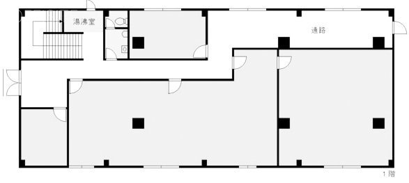 多摩センター豊ヶ丘事務所ビル1F 間取り図