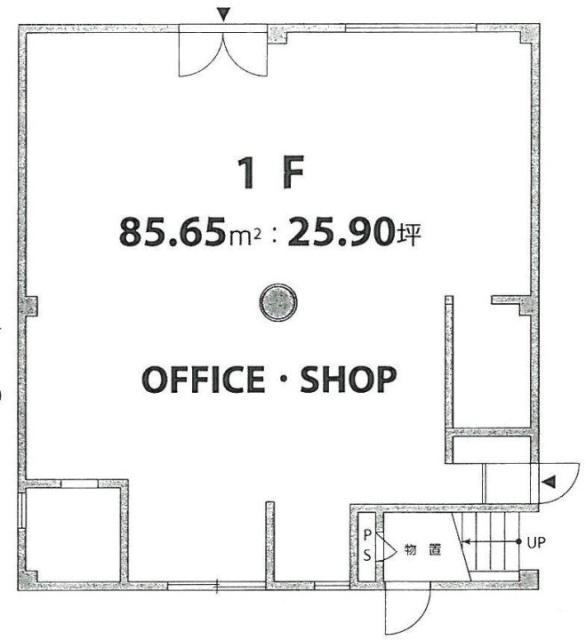 ヴィラ青葉1F 間取り図