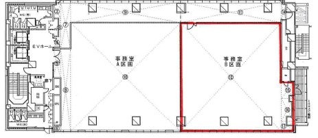 新宿スクエアビル4F 間取り図