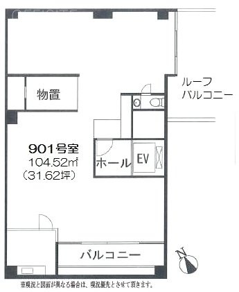 タック馬喰町901 間取り図