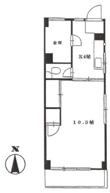 ハイツ太陽ビル101 間取り図