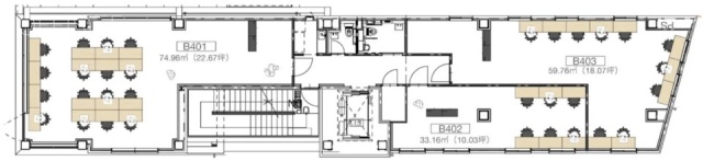 ミカン下北B街区 SYCL(3～5階)403 間取り図