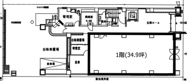 明治安田生命松戸ビル1F 間取り図