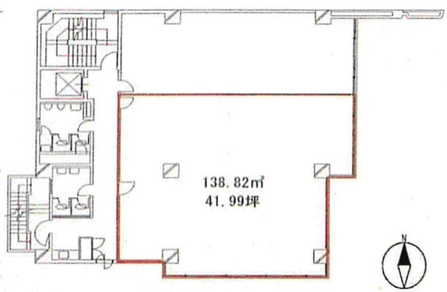 ECS武蔵小杉ビル4F 間取り図