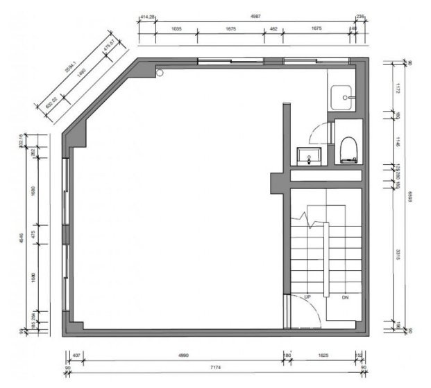 西堀ビル4F 間取り図