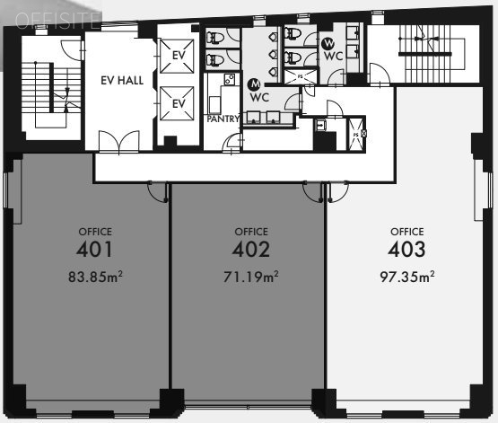 AXON HAMAMATSUCHO (アクソン浜松町)403 間取り図