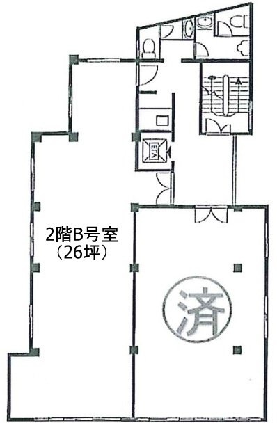 昇賢ビルB 間取り図