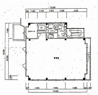 ワールドタイムズビル3F 間取り図