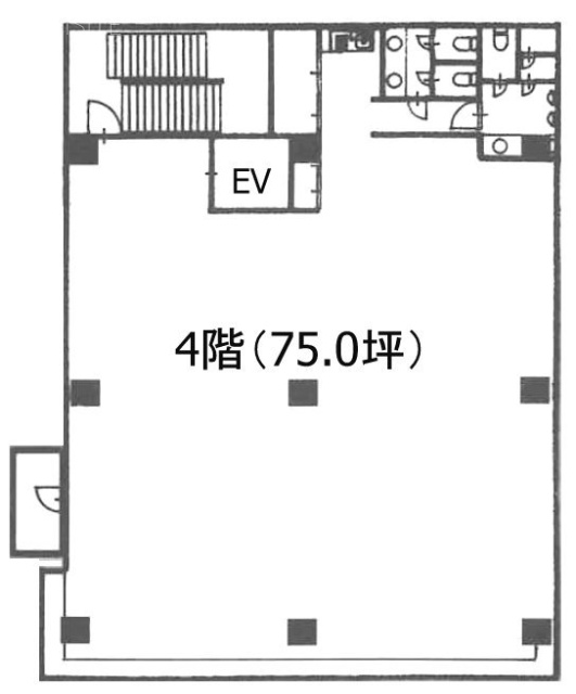 神田INビル4F 間取り図