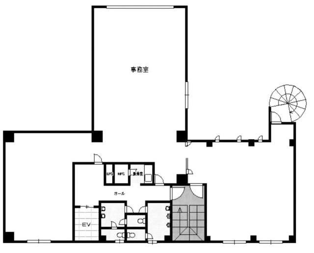 山口建設第2ビル3F 間取り図