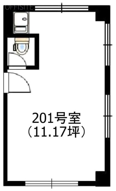 井の頭8号館201 間取り図