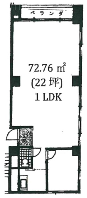 サントロペ南青山304 間取り図