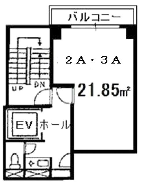 シャンデールビルA 間取り図