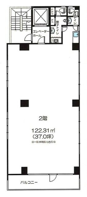 MK’88ビル2F 間取り図