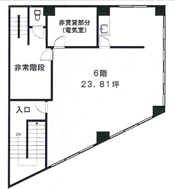 サンドラッグビル6F 間取り図