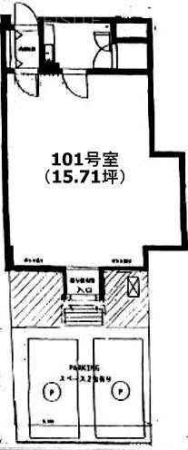 コーポ葵101 間取り図