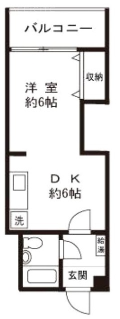 マドモアゼルビル503 間取り図