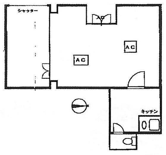 レクセルステージ東京ビル1F 間取り図
