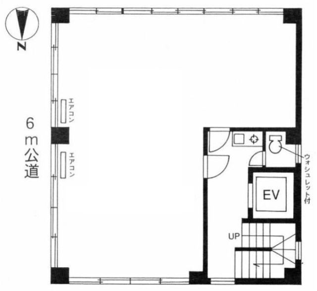 上西ビル2F 間取り図