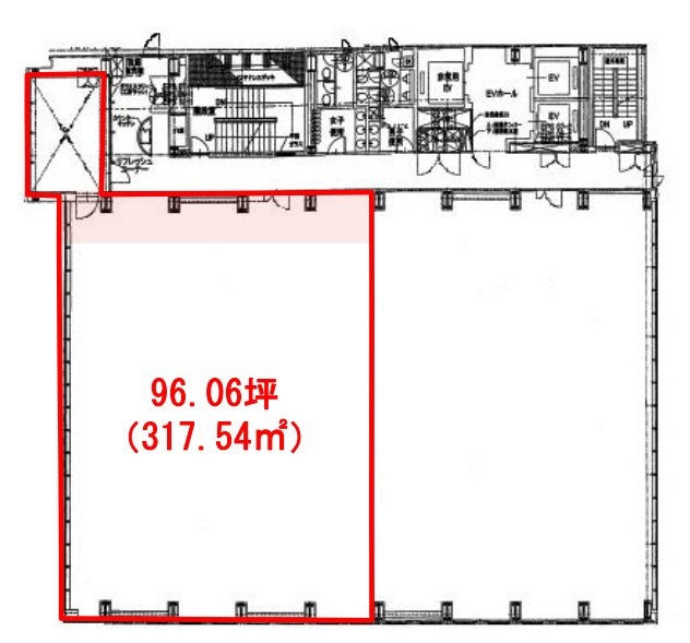 Daiwa渋谷スクエア7F 間取り図