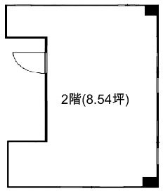 麻布網代ビル2F 間取り図