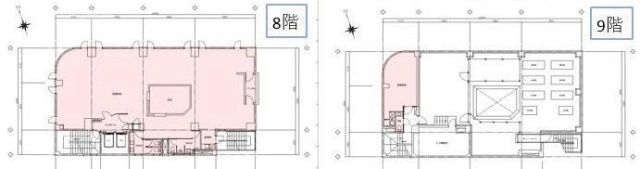 井門神宮前六丁目8F～9F 間取り図