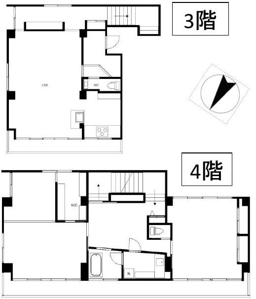 矢ノ倉ハイツ3F 間取り図