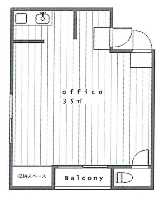 マイスターSYビル202 間取り図
