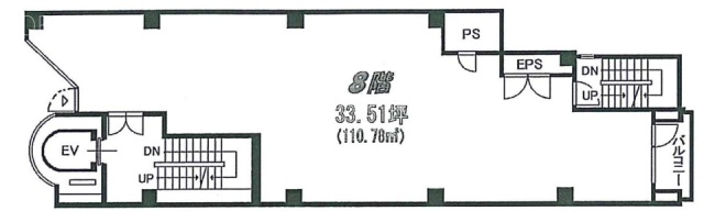 岩本ビル8F 間取り図