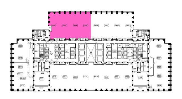 山王パークタワー25F 間取り図