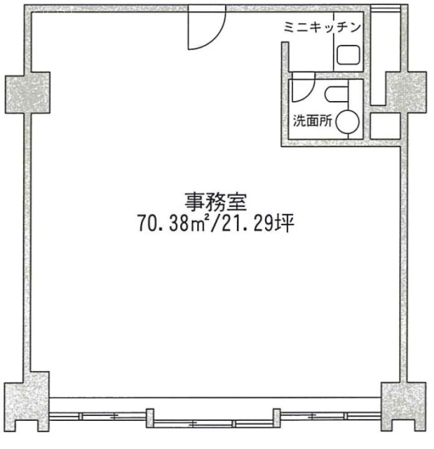 たつむら青山マンション607 間取り図