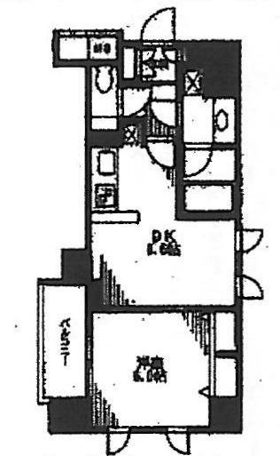 グレンパーク赤坂ビル204 間取り図