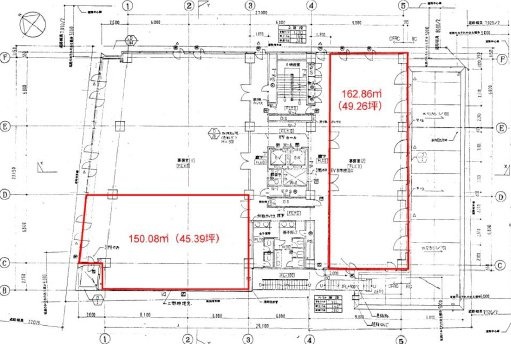 人形町センタービル4F 間取り図