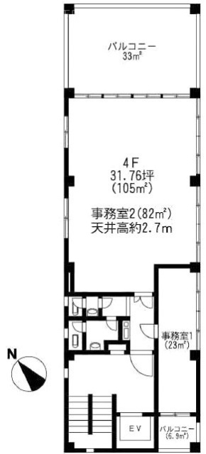 千葉県理容会館ビル401 間取り図