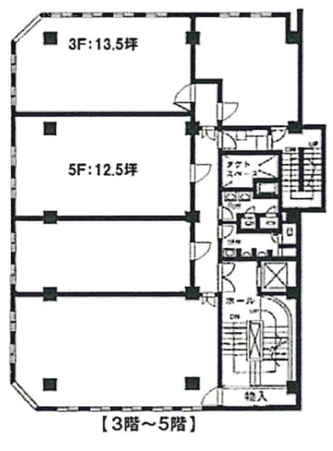 農機会館ビル5F 間取り図